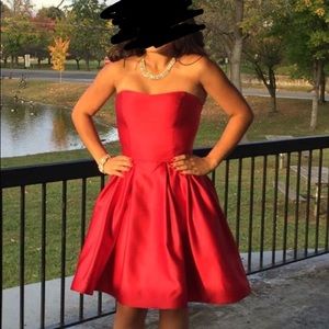Beautiful Red satin formal dress